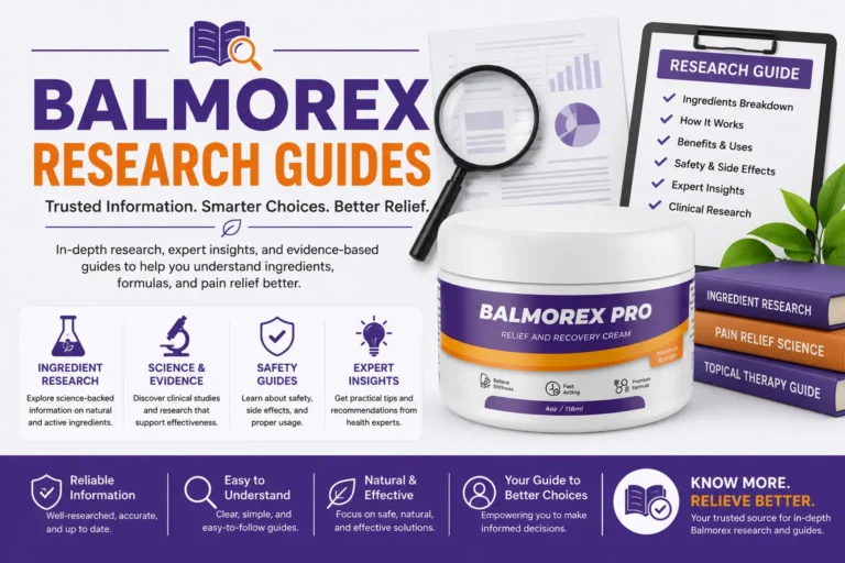 Balmorex Research Guides