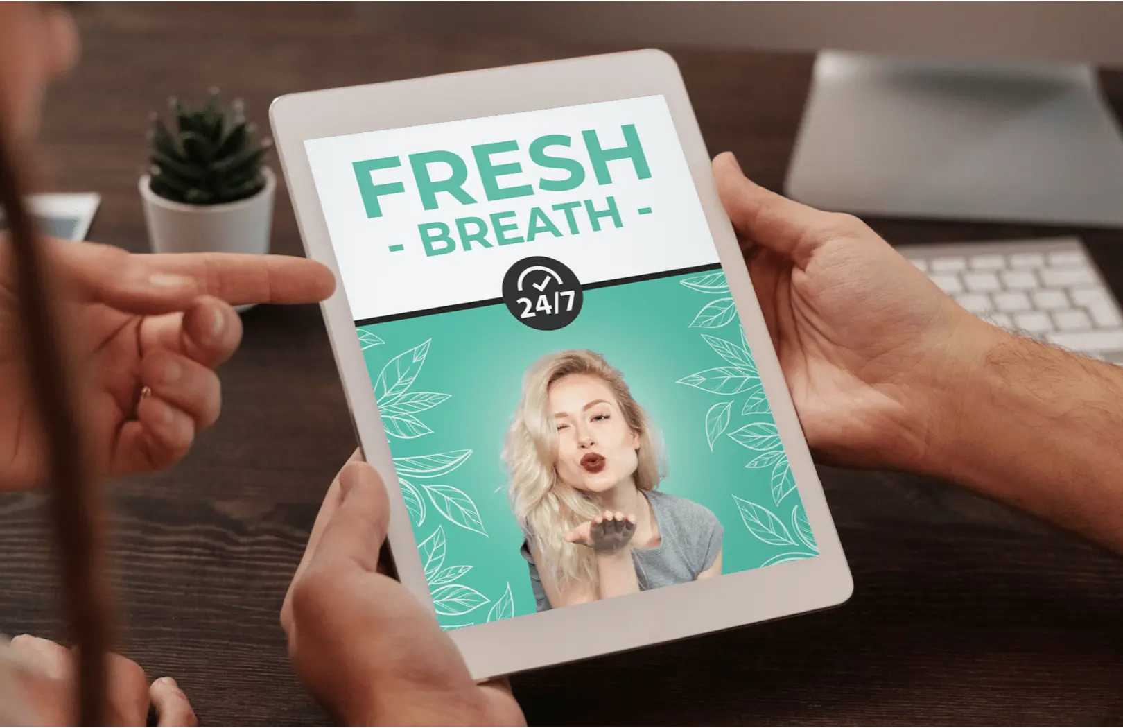 Fresh Breath digital bonus shown with qualifying DentiCore package