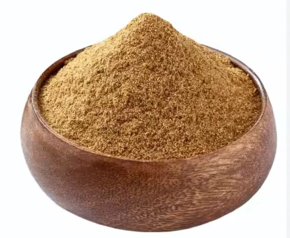 Brown powder shown in the seller’s guava fruit powder section