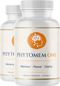 Seller artwork showing the two-bottle Phytomem One package