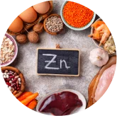Foods illustrating zinc