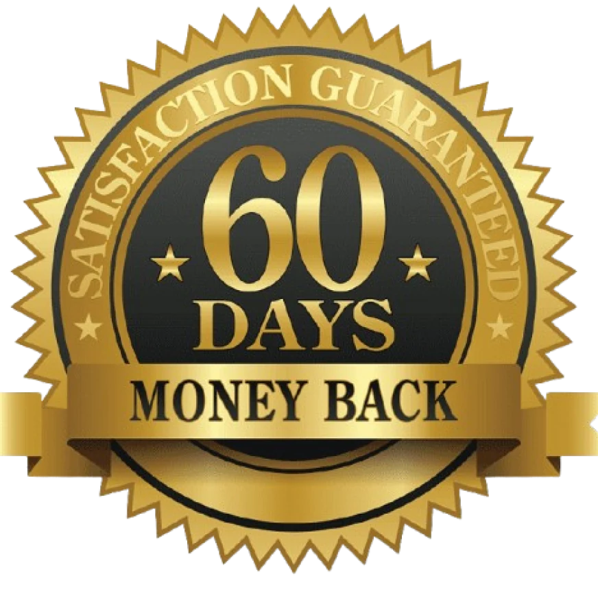 Seller 60-day money-back guarantee badge